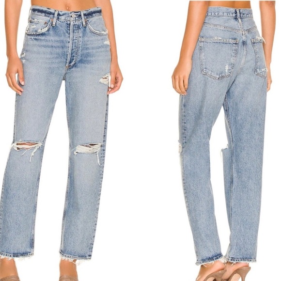 Agolde Denim - NWT Agolde 90s Pinch Waist High Rise Jeans in Isolate